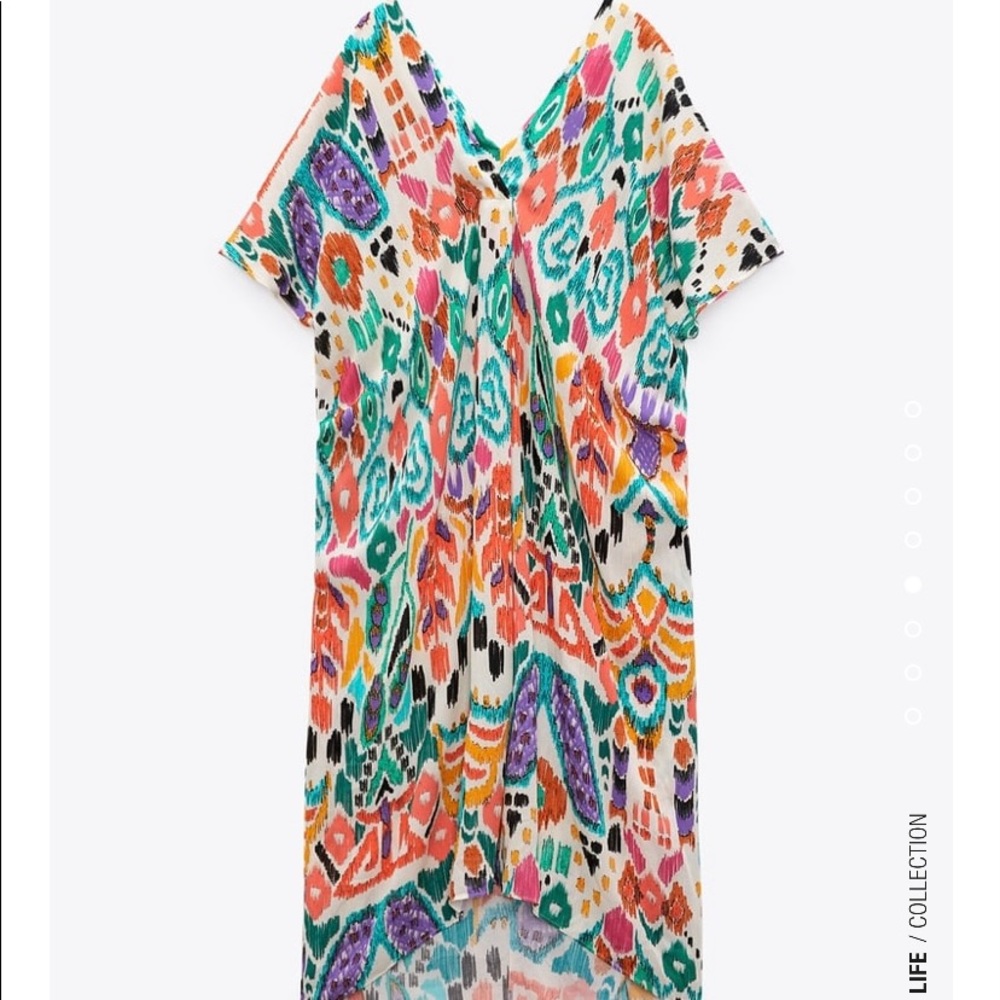 Zara Multi Colored Printed Tunic